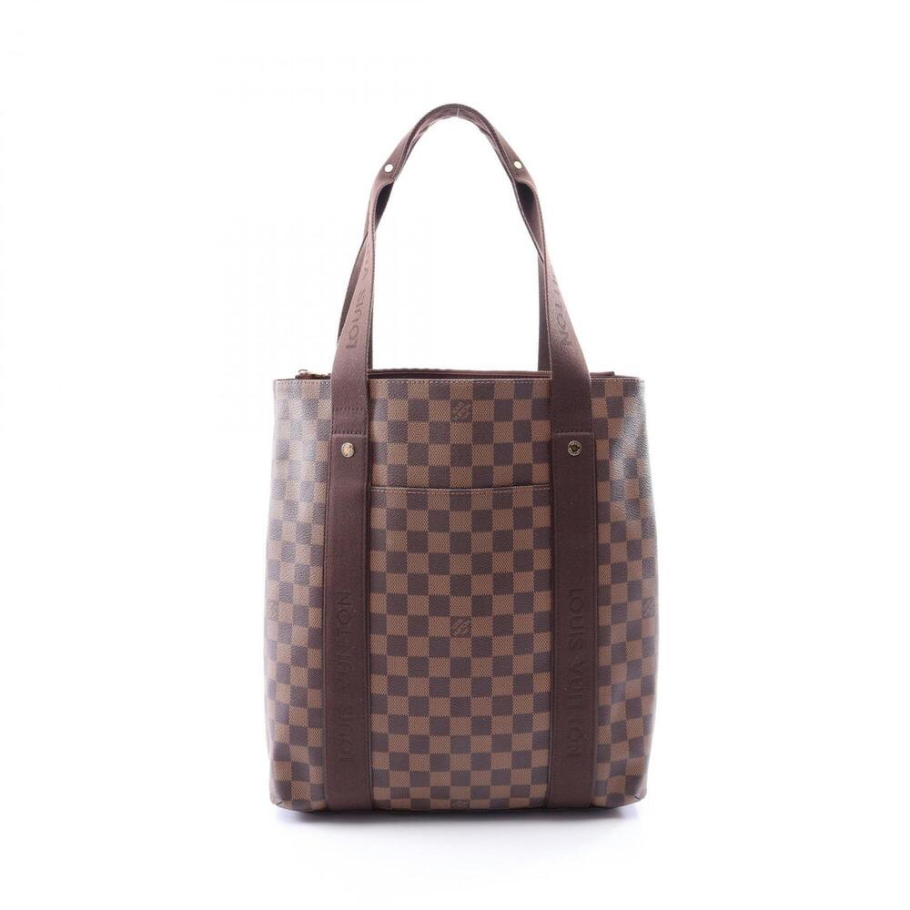 Louis Vuitton Cabas Bobour Tote Bag Handbag, Coated Canvas and Leather, Damie...